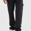 boohooMAN Fixed Waist Carpenter Trousers | Trousers | Cargo Trousers