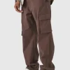 boohooMAN Fixed Waist Relaxed Fit Cargo Trouser | Trousers | Cargo Trousers