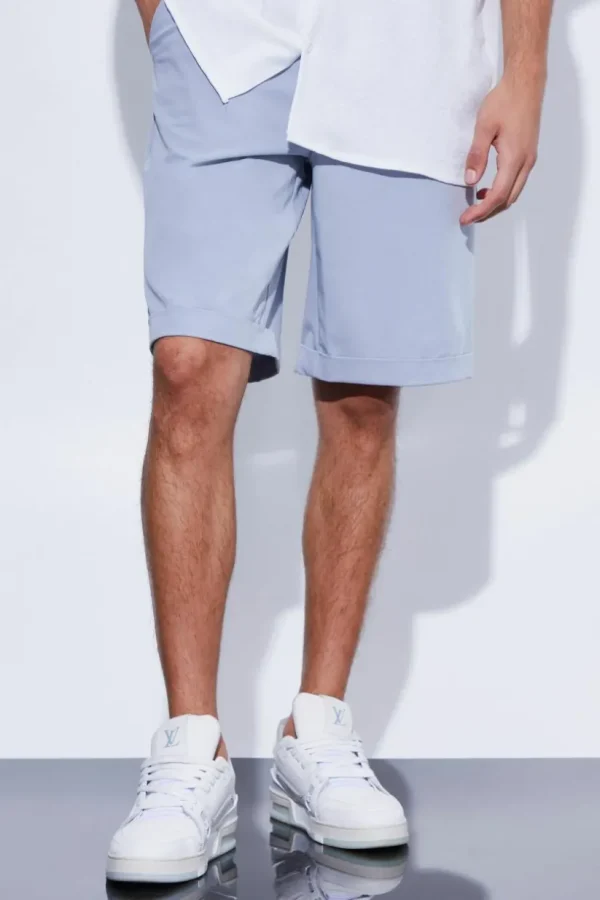 boohooMAN Fixed Waist Relaxed Suit Shorts | Suits & Tailoring | Suits & Tailoring