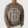 boohooMAN Fluffy Knit BM Jumper | Knitwear | Going Out Knitwear