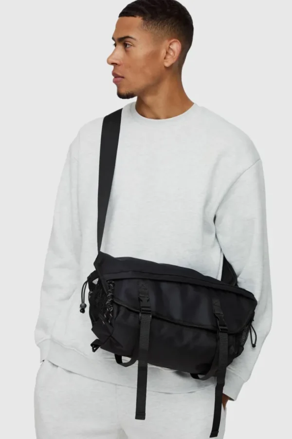 boohooMAN Fold Over Cross Body Bag | Bags & Wallets