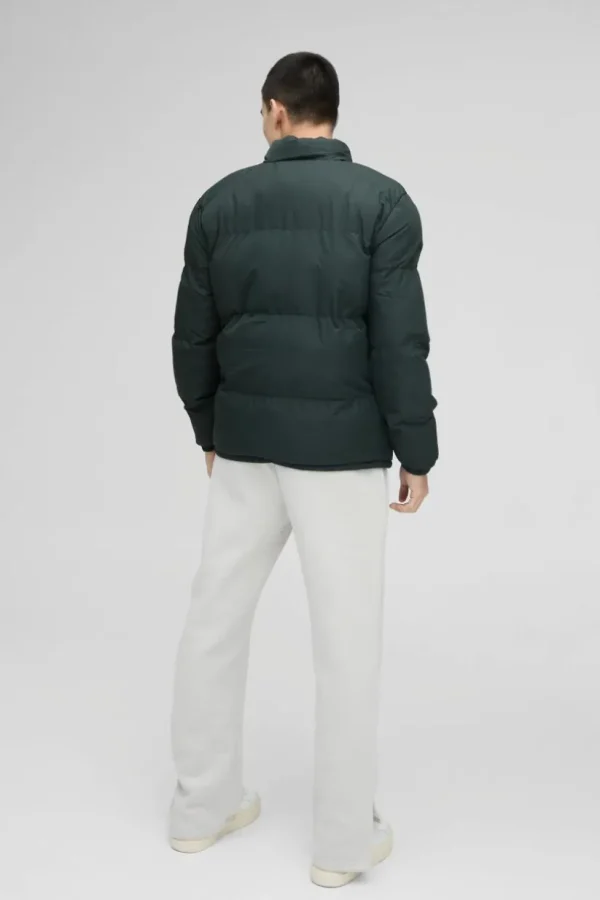 boohooMAN Funnel Neck Puffer Jacket in | Coats & Jackets | Man