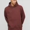 boohooMAN 330GSM Basic Oversized Over The Head Hoodie | Basics - Elevated | Hoodies & Sweats