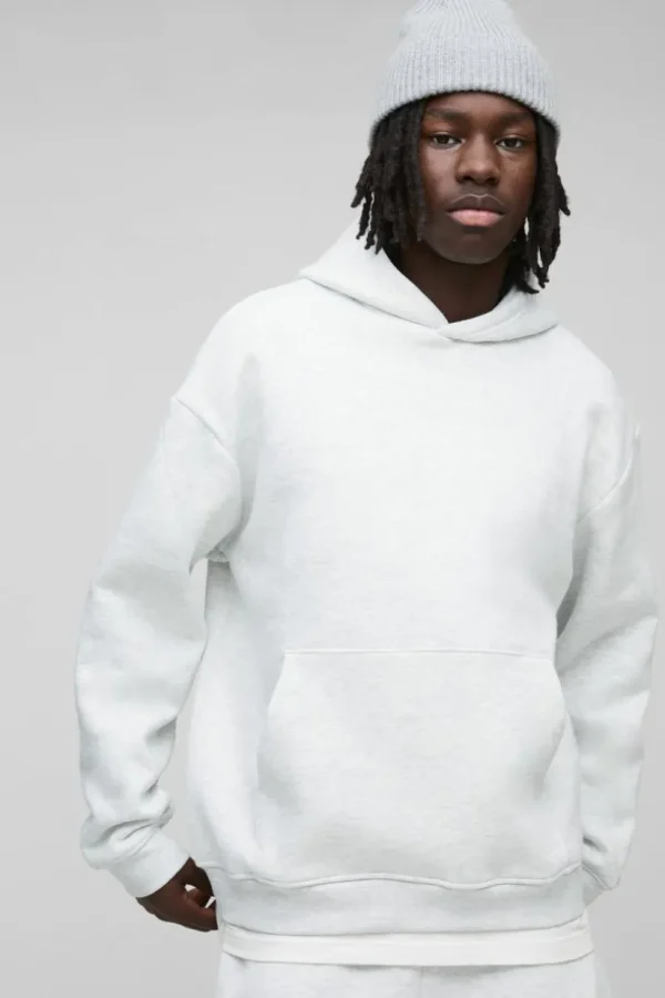 boohooMAN 330GSM Basic Oversized Over The Head Hoodie | Hoodies & Sweats | Basics - Elevated