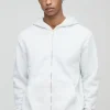 boohooMAN 330GSM Basic Zip Through Hoodie | Hoodies & Sweats | T-Shirts