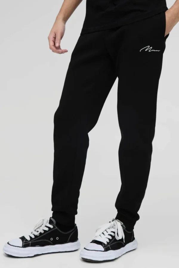 boohooMAN 330GSM Man Signature Regular Fit Jogger | Joggers