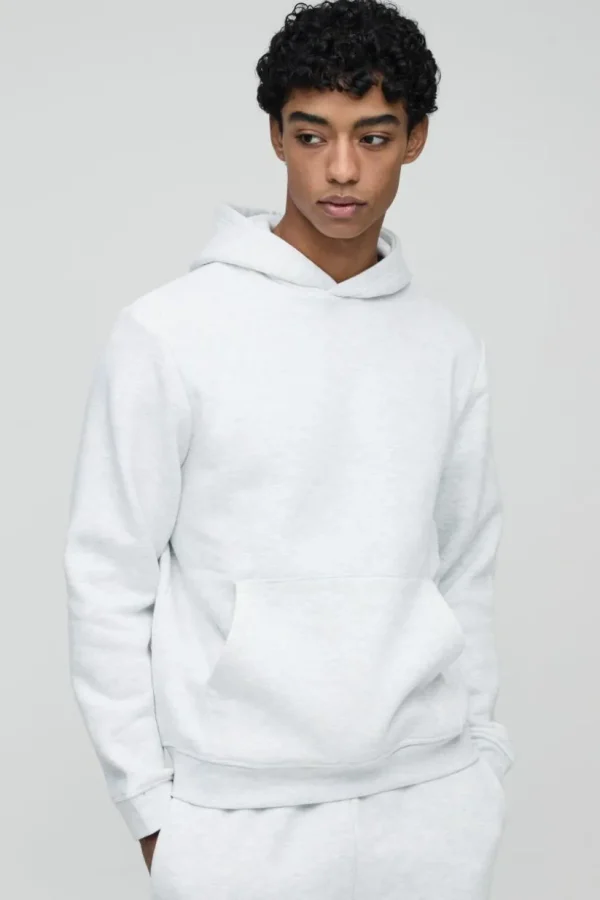 boohooMAN 330GSM Over The Head Basic Hoodie | Basics - Elevated | Hoodies & Sweats