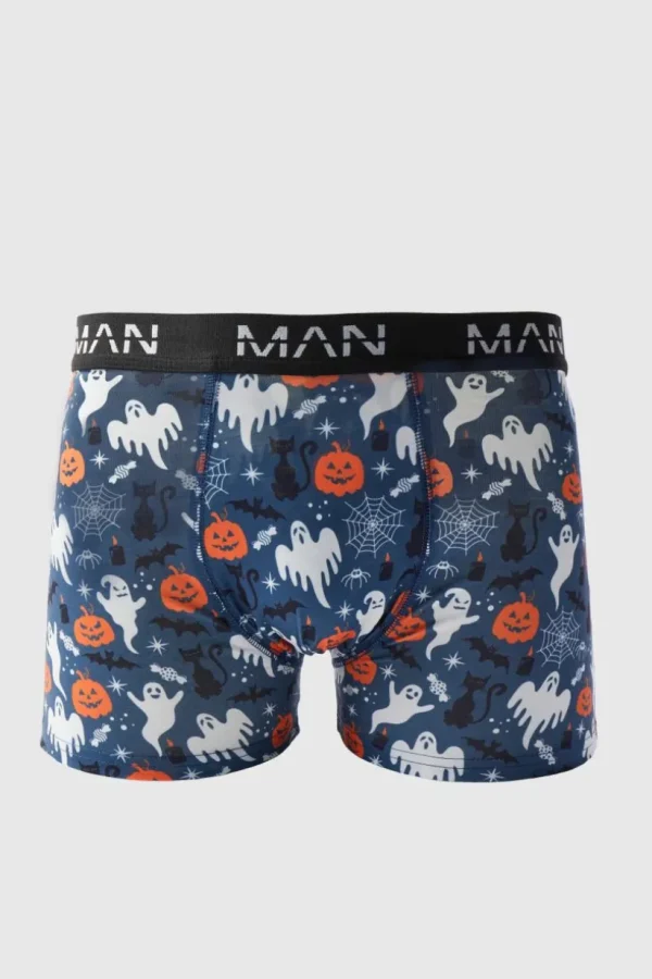 boohooMAN Halloween Spooky Print Boxers | Underwear & Socks | Underwear & Socks