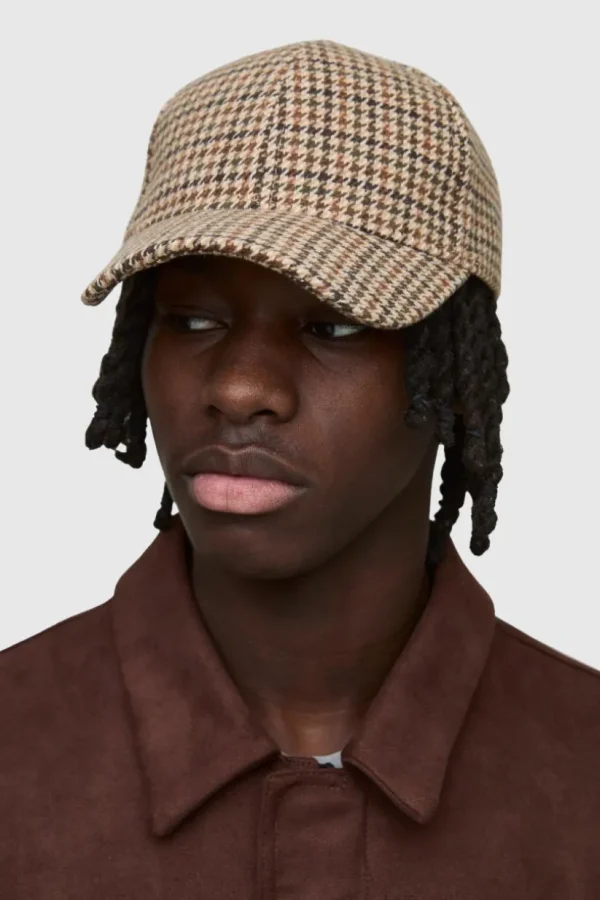 boohooMAN Herringbone Cap | Hats & Caps