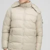 boohooMAN High Shine Padded Puffer Jacket in | Man | Coats & Jackets