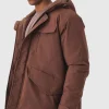 boohooMAN Hooded Parka In | Coats & Jackets