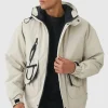 boohooMAN Hooded Utility Tech Parka In | Man | Coats & Jackets