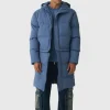 boohooMAN 2 In 1 Zip Off Longline Puffer Coat In | Man | Coats & Jackets