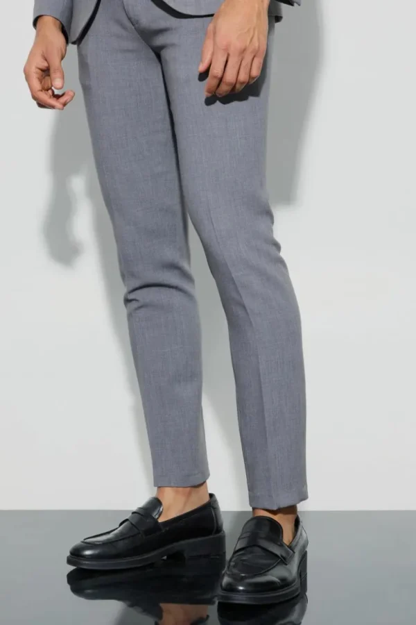 boohooMAN Jersey Skinny Suit Trousers | Suits & Tailoring | Suits & Tailoring