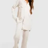 boohoo Knitted Shirt & Wide Leg Trouser Co-ord | Women Shirts | Foundation