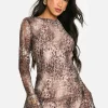 boohoo Lace Flare Sleeve Mini Dress | Women Shirts | Foundation