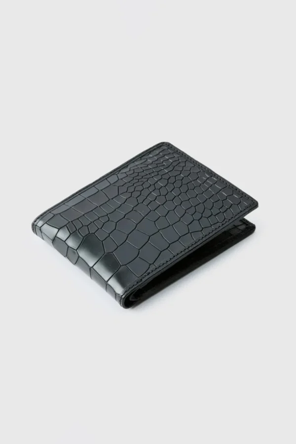 boohooMAN Leather Snake Skin Effect Wallet | Bags & Wallets