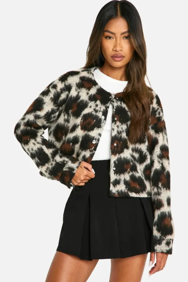 boohoo Wool Look Bomber Jacket | Women Shirts | Foundation