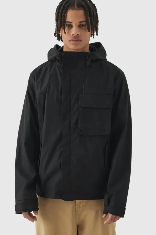 boohooMAN Lightweight Hooded Parka In | Man | Coats & Jackets