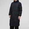 boohooMAN Longline Hooded Puffer in | Man | Coats & Jackets