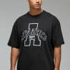 boohooMAN Man Active Athletics Dept Oversized T-shirt | Gym T-Shirts & Vests | Gym Clothes