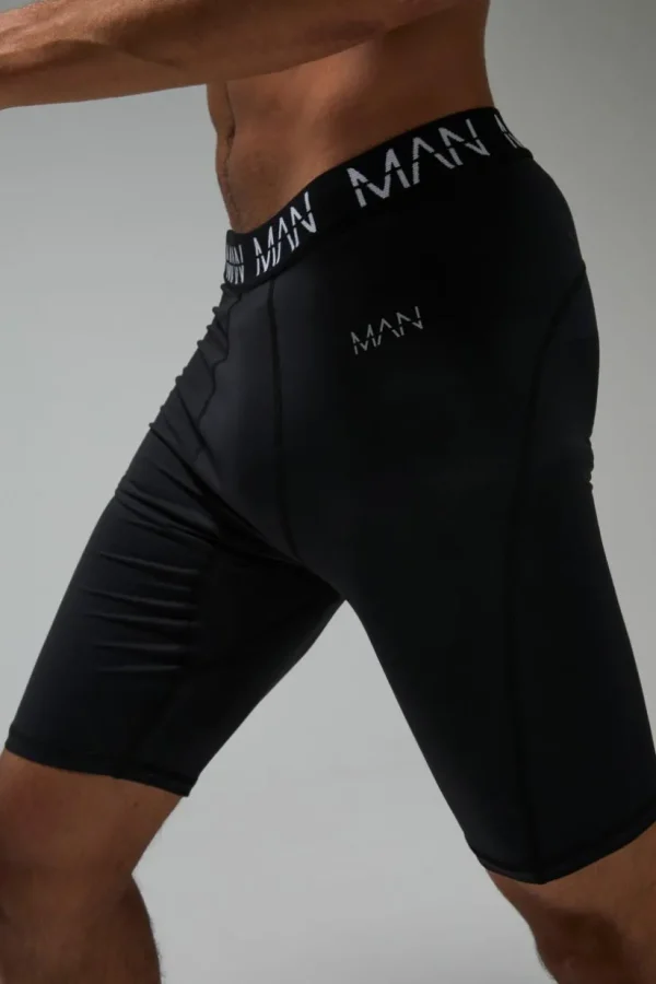 boohooMAN Man Active Base Layer 7inch Short | Shorts | Gym Shorts