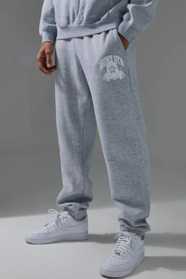 boohooMAN Man Active Bronx Gym Oversized Jogger | Gym Joggers | Gym Clothes