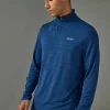 boohooMAN Man Active Engineered Performance 1/4 Zip | Gym T-Shirts & Vests