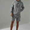 boohooMAN Man Active Hoodie & Short Tracksuit | Gym Tracksuits | Gym Clothes