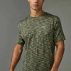 boohooMAN Man Active Lightweight Space Dye Marl Short Sleeve T-shirt | Shirts | Going Out Shirts