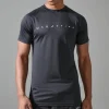 boohooMAN Man Active Muscle Fit Breathable Lightweight T-shirt | Gym T-Shirts & Vests | Gym Clothes