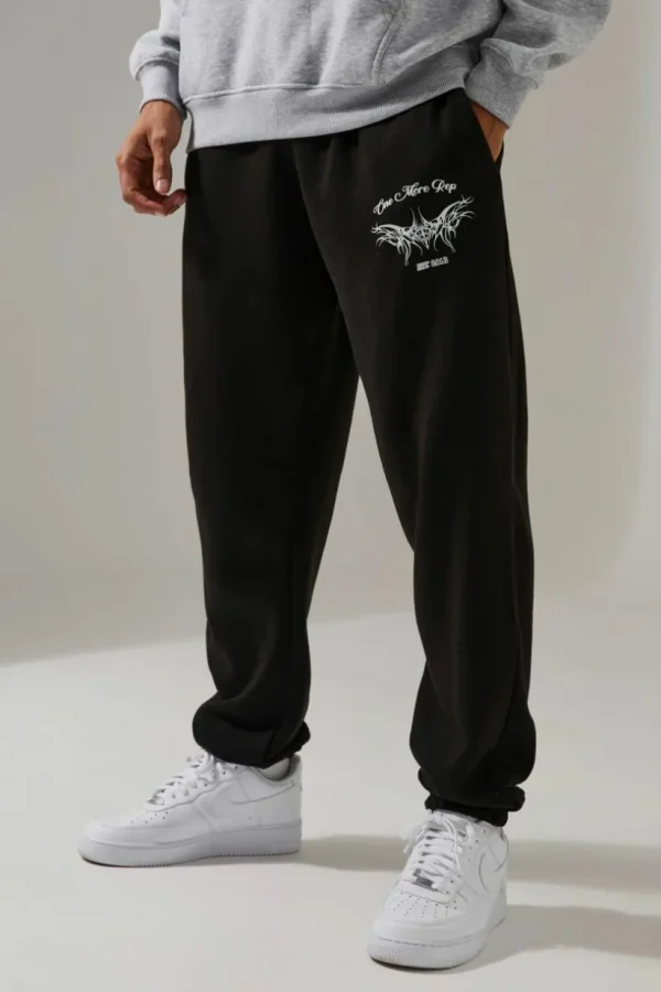 boohooMAN Man Active One More Rep Oversized Jogger | Gym Joggers | Gym Clothes