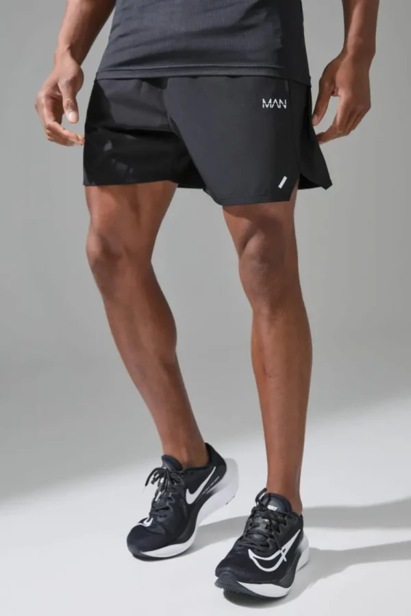 boohooMAN Man Active Perforated Stretch Woven Regular Fit 5inch Short | Gym Shorts | Gym Clothes