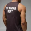 boohooMAN Man Active Performance Training Dept. Tank | Training Dept | Gym T-Shirts & Vests