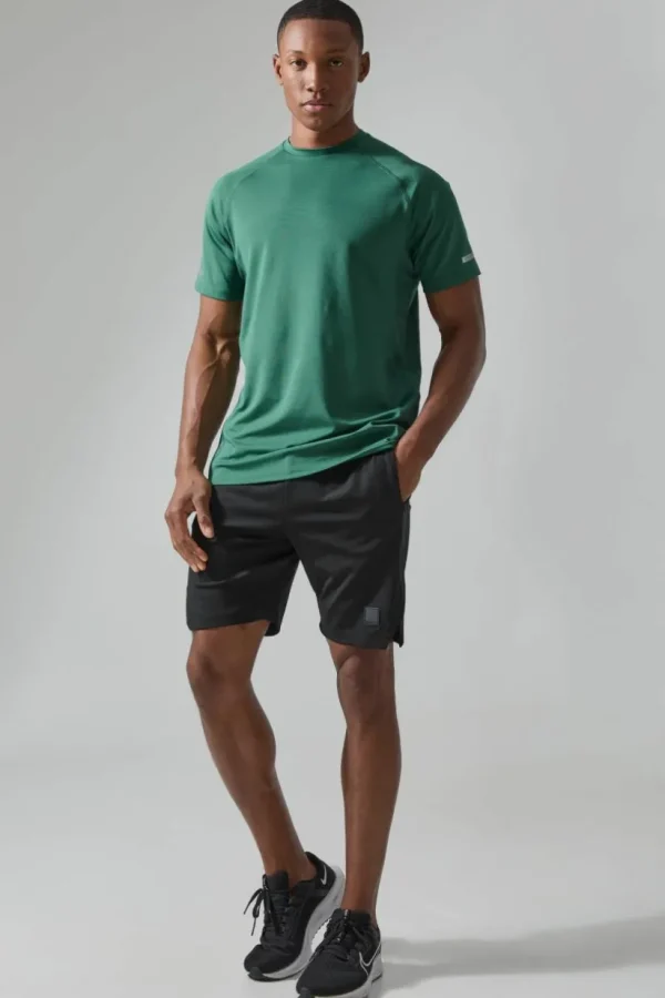 boohooMAN Man Active Performance T-shirt & Short Set | Gym Tracksuits