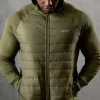 boohooMAN Man Active Quilted Zip Through Hoodie | Gym Jackets | Gym Clothes