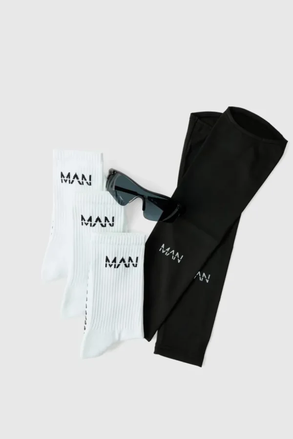 boohooMAN Man Active Running Gift Bundle | Gym Clothes