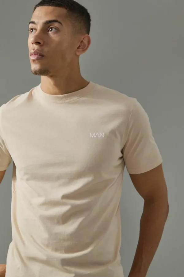 boohooMAN Man Active Slim Fit T-Shirt | Gym T-Shirts & Vests | Gym Clothes
