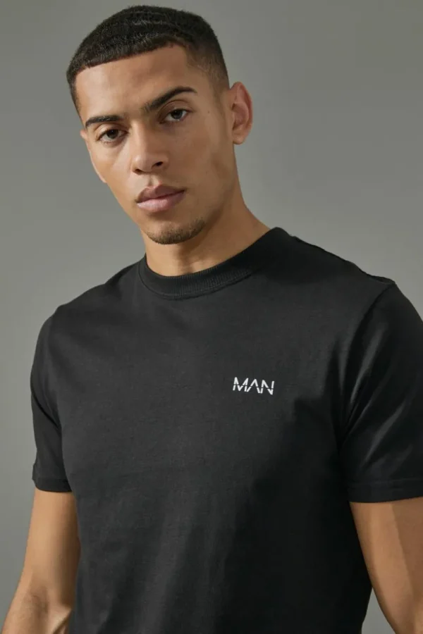 boohooMAN Man Active Slim Fit T-Shirt | Gym T-Shirts & Vests | Gym Clothes