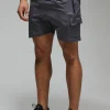 boohooMAN Man Active Stretch Woven 5inch Cargo Short | Gym Shorts | Shorts