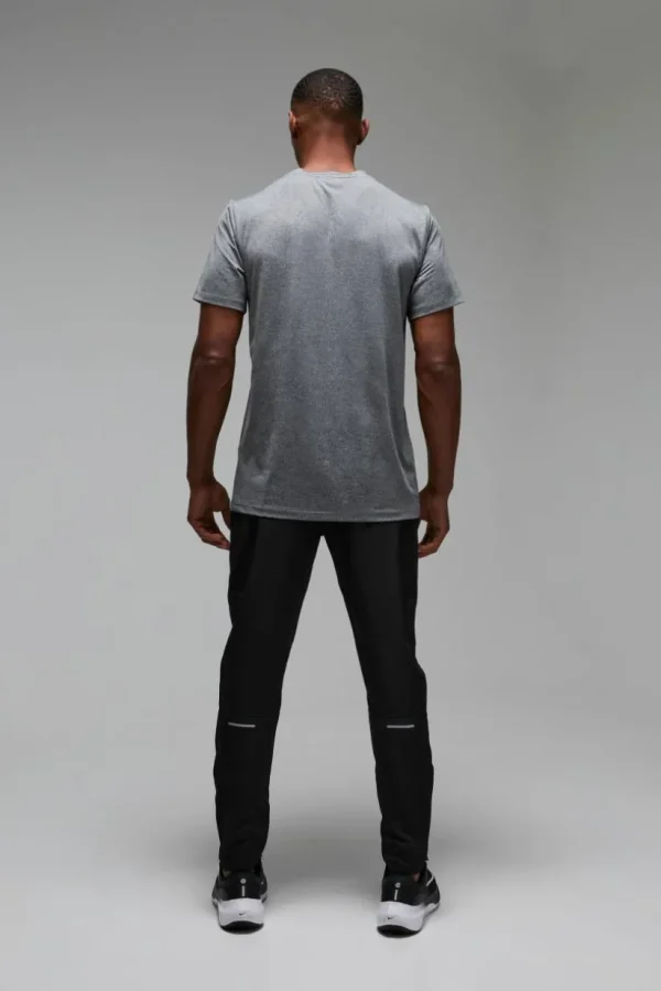 boohooMAN Man Active Stretch Woven Reflective Tapered Jogger | Gym Joggers | Gym Clothes