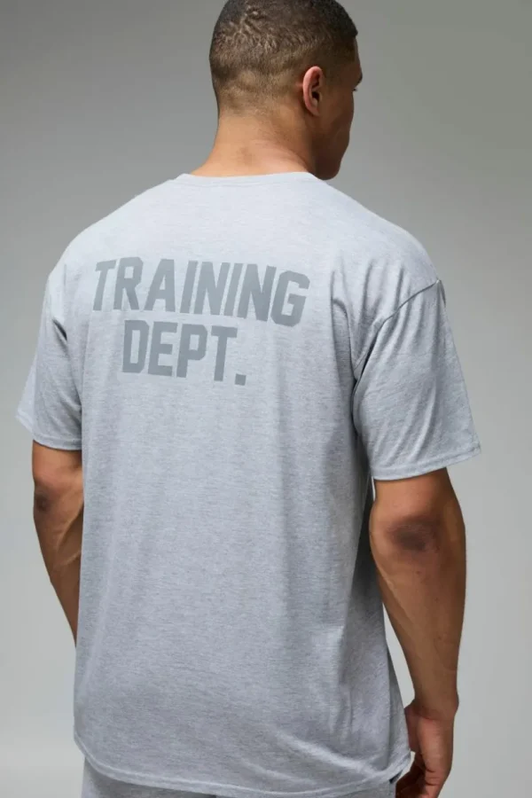 boohooMAN Man Active Training Dept Oversized T-shirt | Training Dept | Gym T-Shirts & Vests