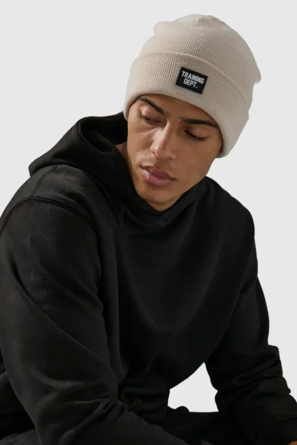 boohooMAN Man Active Training Dept Beanie | Training Dept