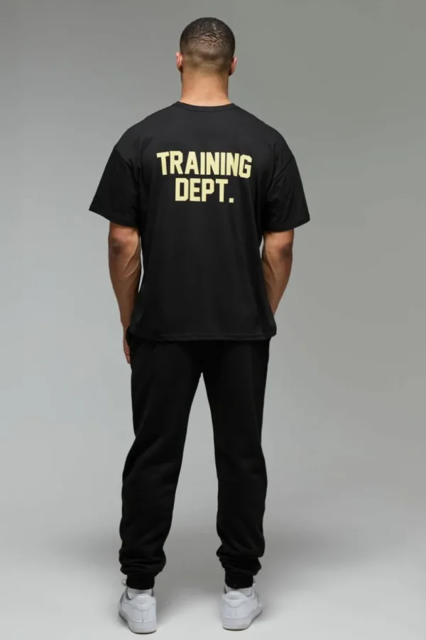 boohooMAN Man Active Training Dept Oversized T-shirt | Gym T-Shirts & Vests | Gym Clothes