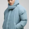 boohooMAN Man Extreme Heavy Padded Hooded Puffer Coat In | Man | Basics - Elevated