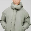 boohooMAN Man Extreme Heavy Padded Hooded Puffer Coat In | Man | Basics - Elevated