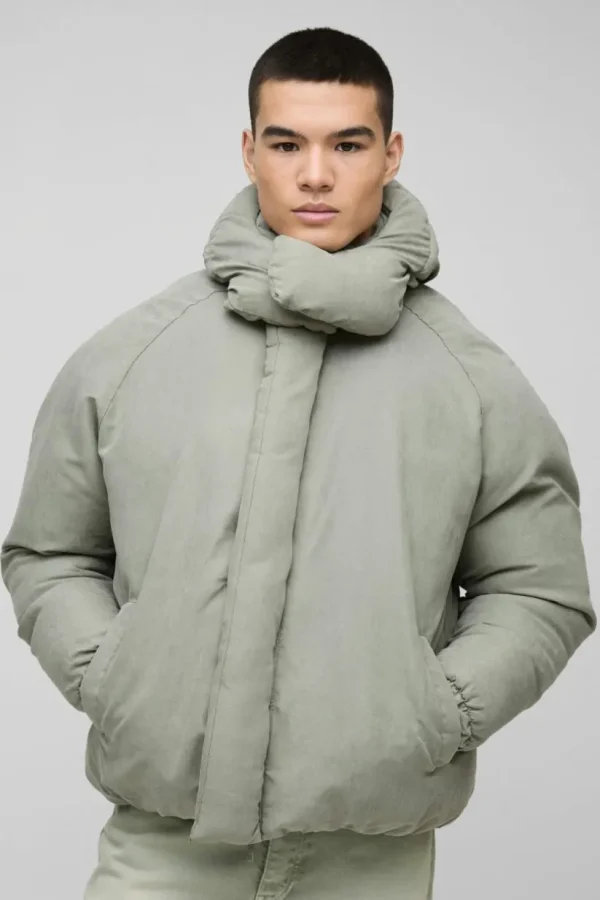 boohooMAN Man Extreme Heavy Padded Hooded Puffer Coat In | Man | Basics - Elevated