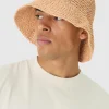 boohooMAN Man Raffia Bucket Hat In | Hats & Caps