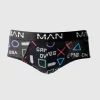 boohooMAN Man Retro Game Printed Briefs | Underwear & Socks | Underwear & Socks