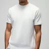 boohooMAN Man Slim Fit Extended Neck Heavy Interlock T-shirt | Going Out Tops | Going Out